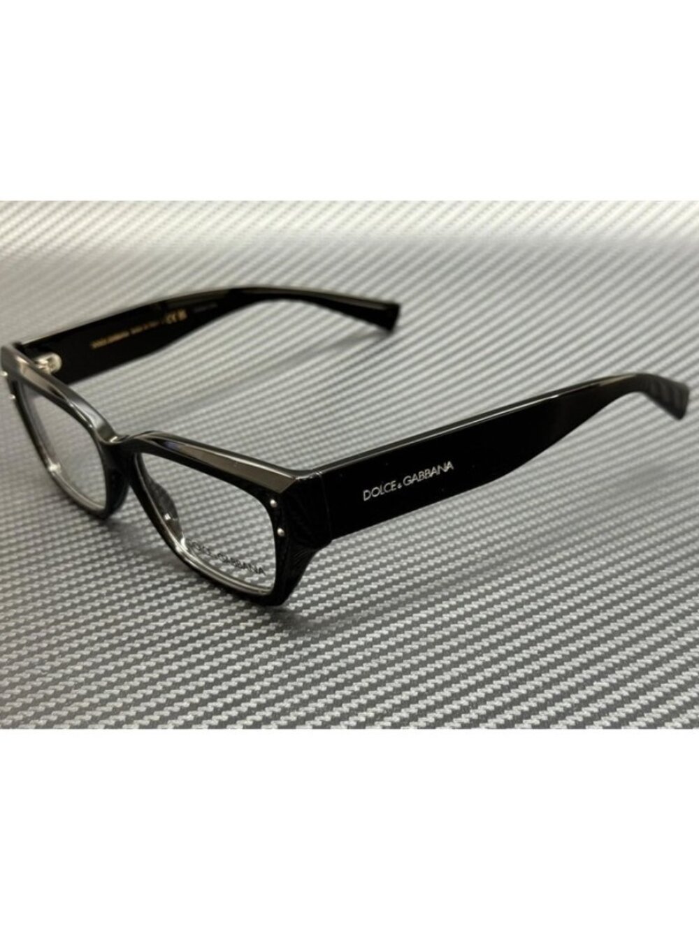 New Dolce & Gabbana Women Black Eyeglasses 53-16-145